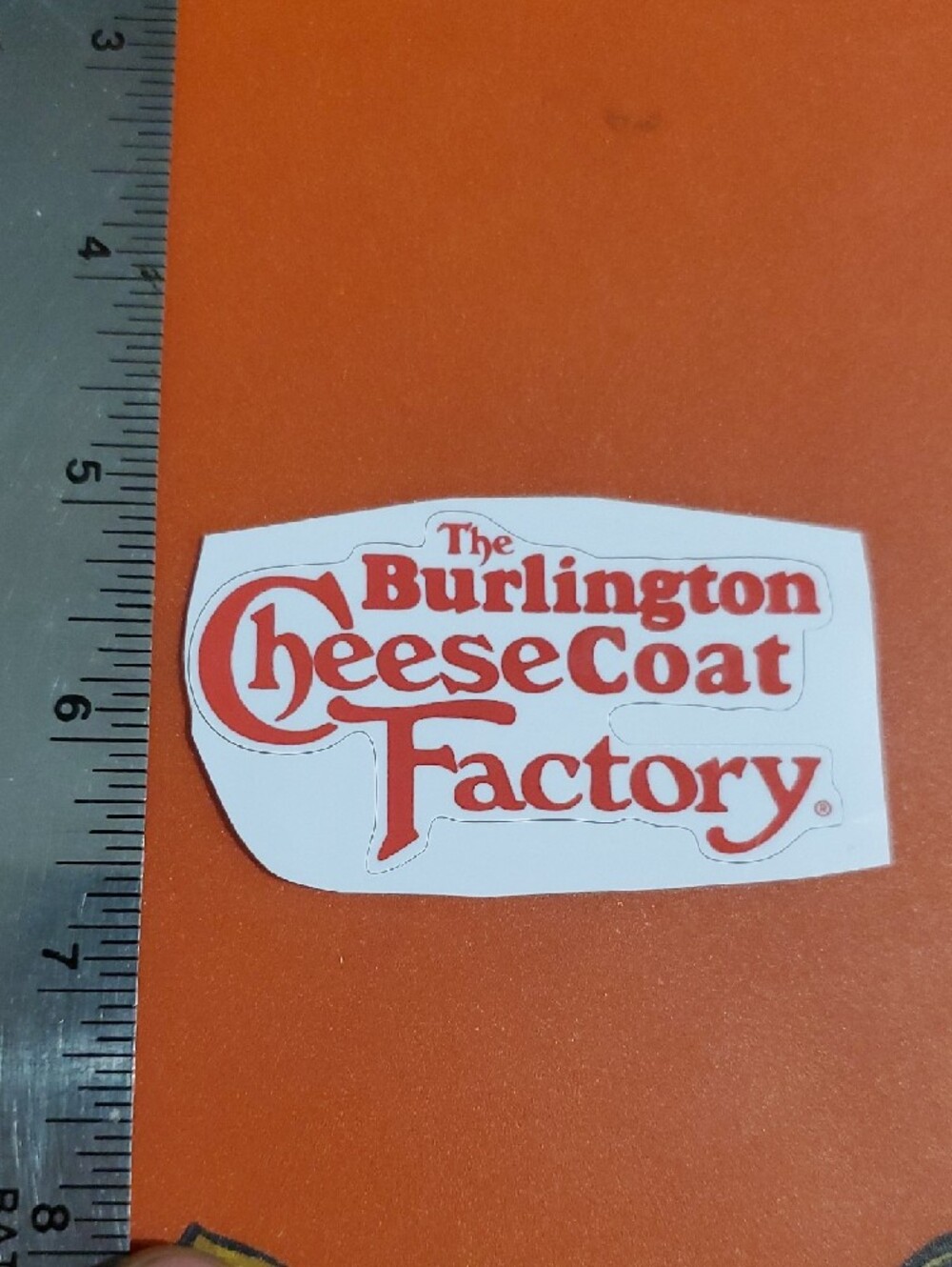 Burlington CheeseCoat Factory Vinyl Sticker - Picture 3 of 3
